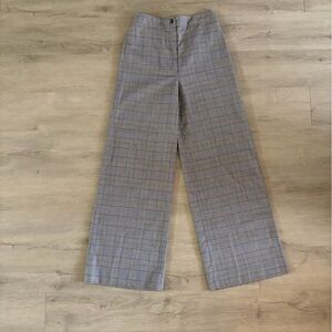 ANTONIO MELANI Black and White Houndstooth Pants